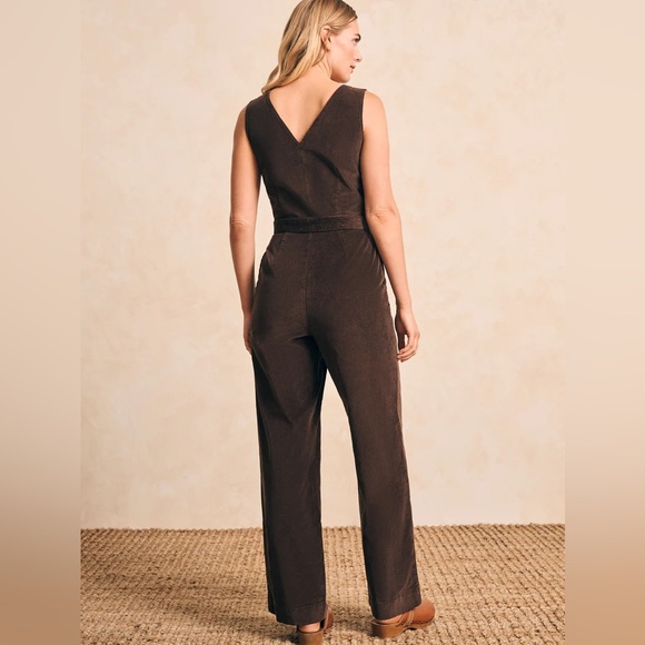 NWT Faherty Alina Corduroy Jumpsuit - Picture 2 of 4